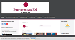Desktop Screenshot of fuerteventurafm.com